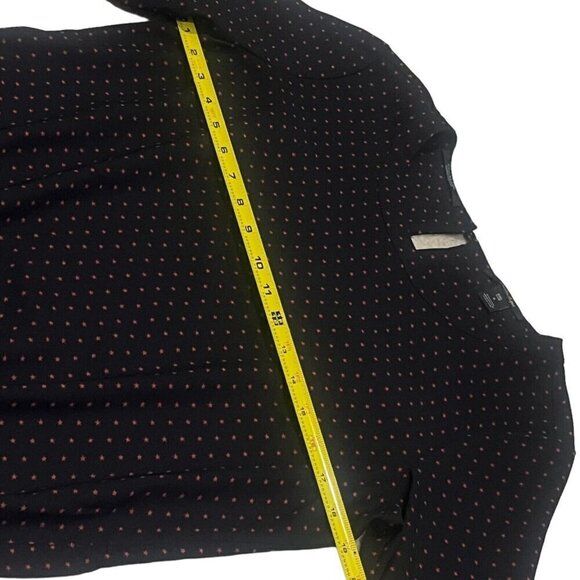 Scotch & Soda Black and Red Novelty Star Print Fit and Flare Dress Size S - Picture 6 of 6